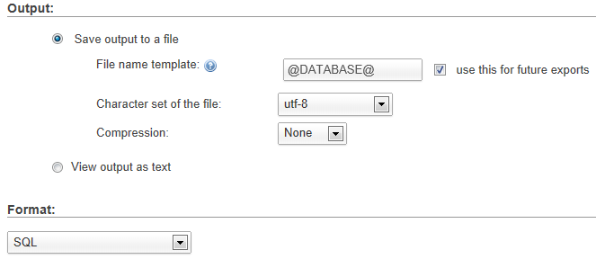 Output Method Diagram